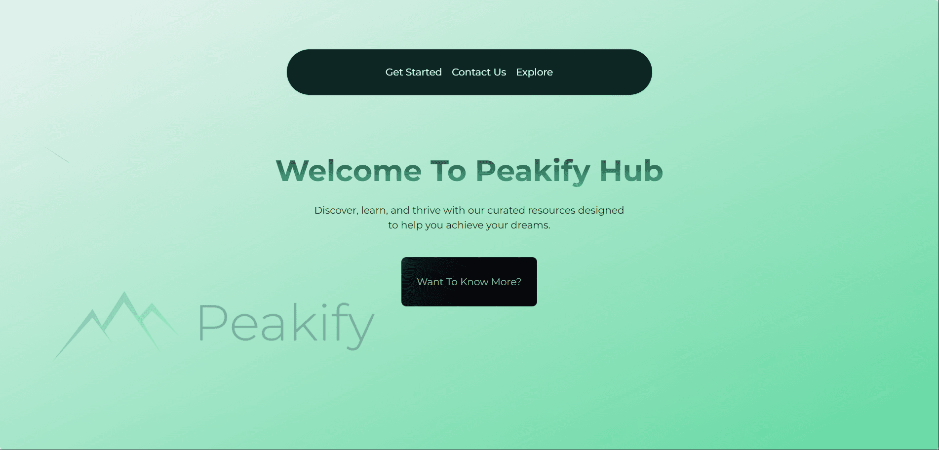 Peakify — Learn to Reach Your Peak